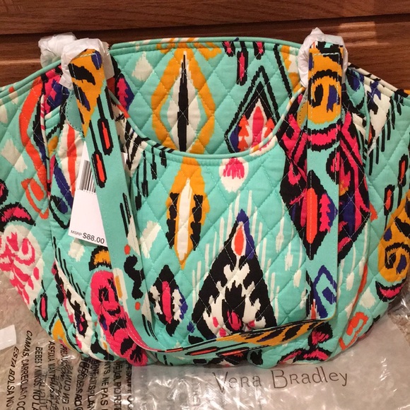 NWT VERA BRADLEY GLENNA PUEBLO BAG PURSE - Picture 2 of 9